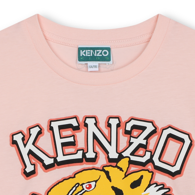 T-shirt com mangas contraste KENZO KIDS 
                    GIRL