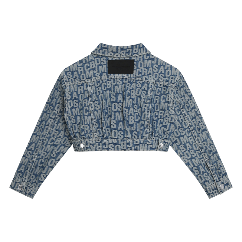 Printed Cropped Jean Jacket THE MARC JACOBS 
                    GIRL