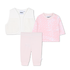 Conjunto de cal&ccedil;as, colete e t-shirt BOSS 
                    GIRL