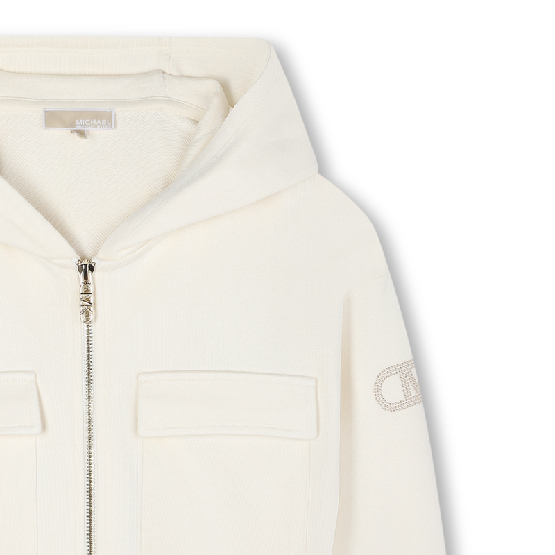 Cardigan com capuz MICHAEL KORS 
                    GIRL