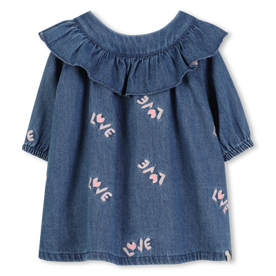 Vestido jeans leve BILLIEBLUSH GIRL