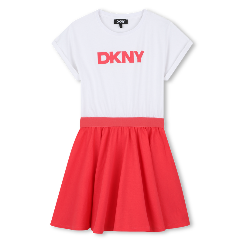 VESTIDO MANGAS COMPRIDAS DKNY 
                        GIRL