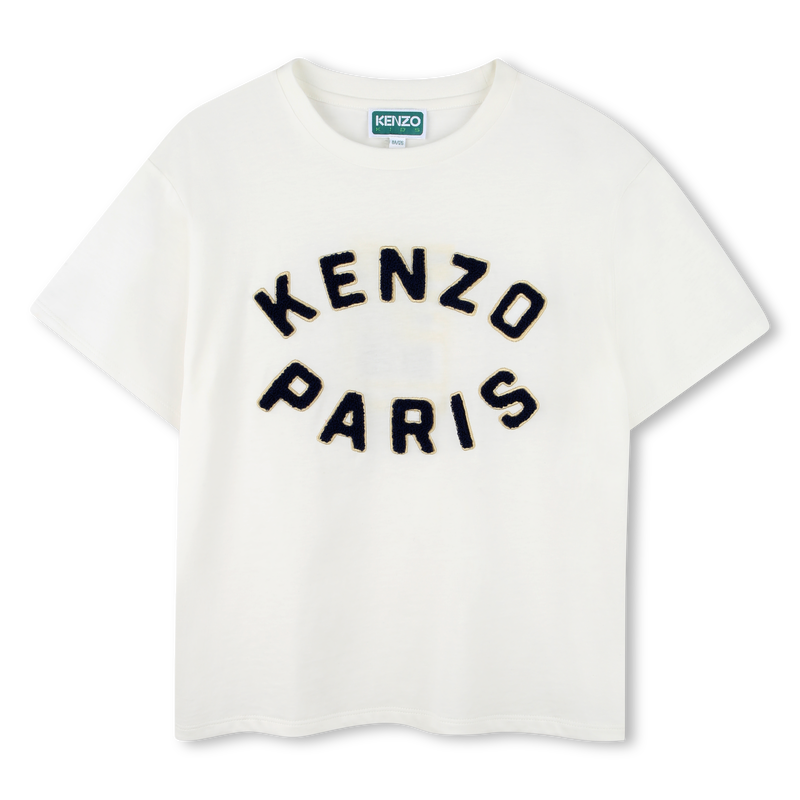 T-shirt de manga curta de algodão KENZO KIDS 
                    UNISEX