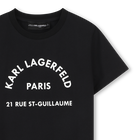 Camiseta de mangas curtas KARL LAGERFELD KIDS 
                    MENINO