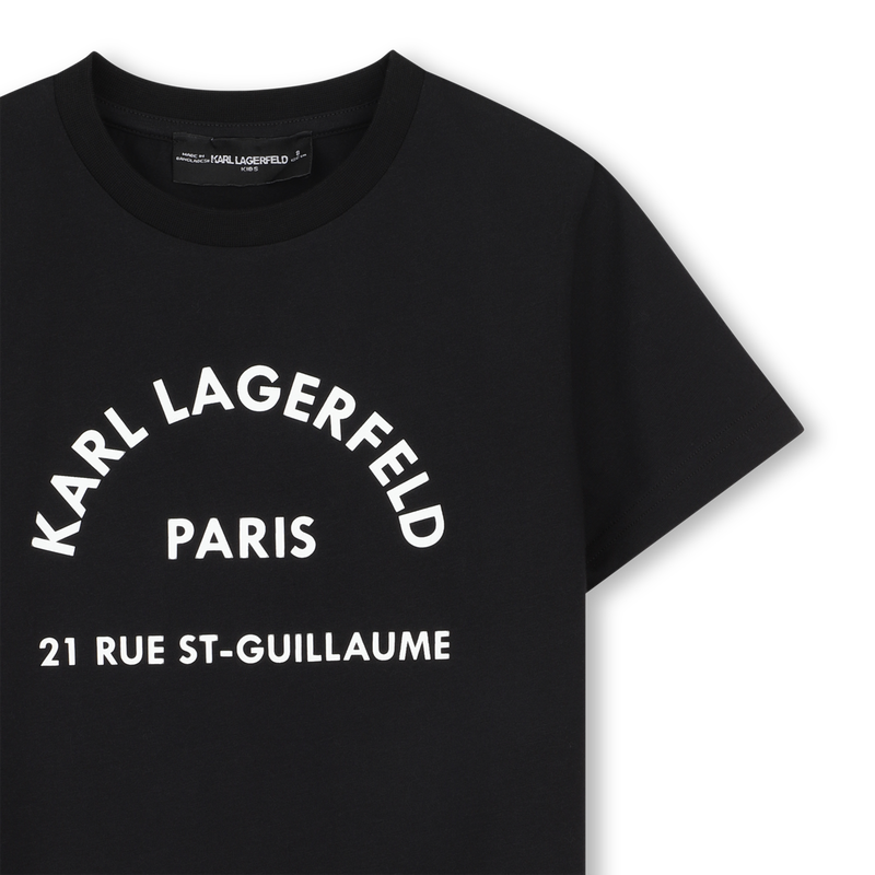 Camiseta de mangas curtas KARL LAGERFELD KIDS 
                        MENINO