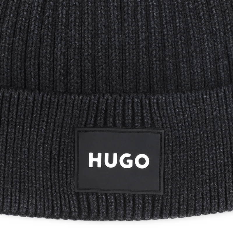 Chapéu de malha desbotado HUGO 
                    UNISEX