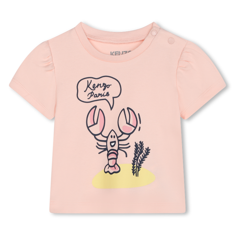 Conjunto de calções e t-shirt KENZO KIDS 
                    GIRL