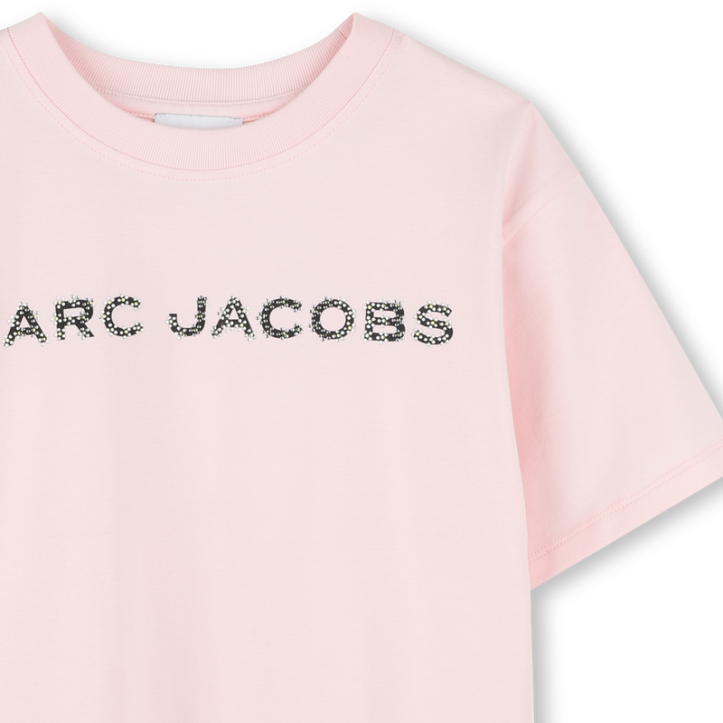 T-shirt de algod&atilde;o com strass MARC JACOBS 
                        GIRL