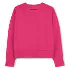 Sweatshirt com estampado KARL LAGERFELD KIDS 
                    GIRL
