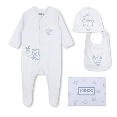 CONJUNTO DE PIJAMA, CHAP&Eacute;U E PEITORAL KENZO KIDS BOY