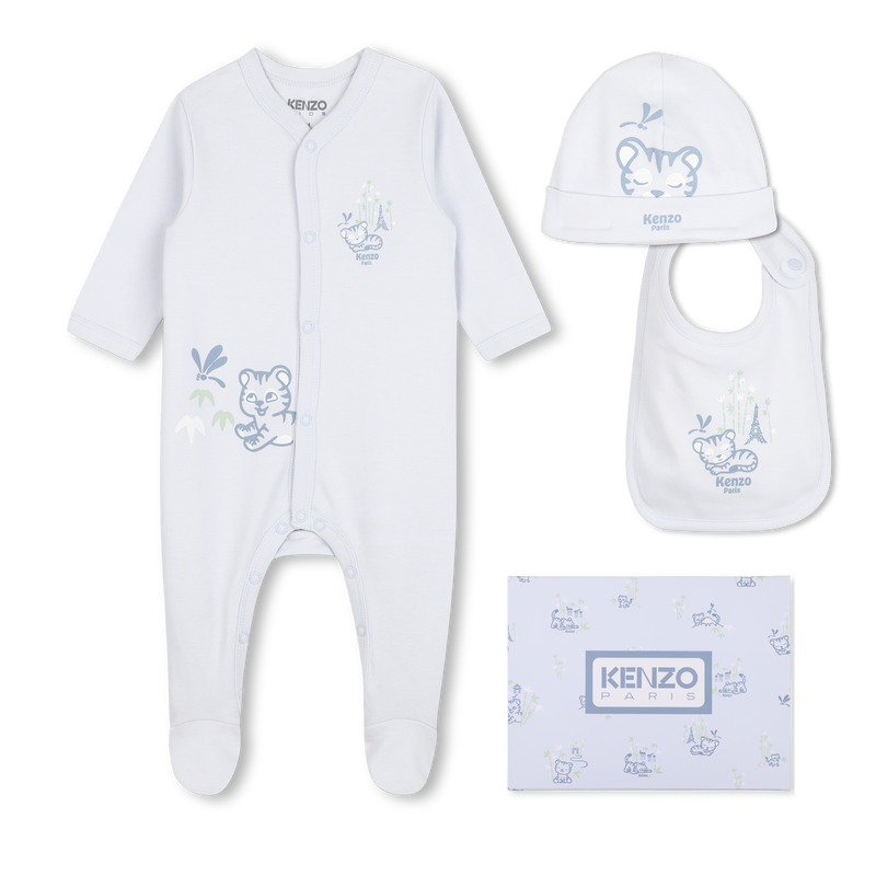 CONJUNTO DE PIJAMA, CHAP&Eacute;U E PEITORAL KENZO KIDS 
                        BOY