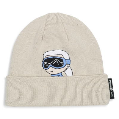 Gorro de tric&ocirc; KARL LAGERFELD KIDS BOY