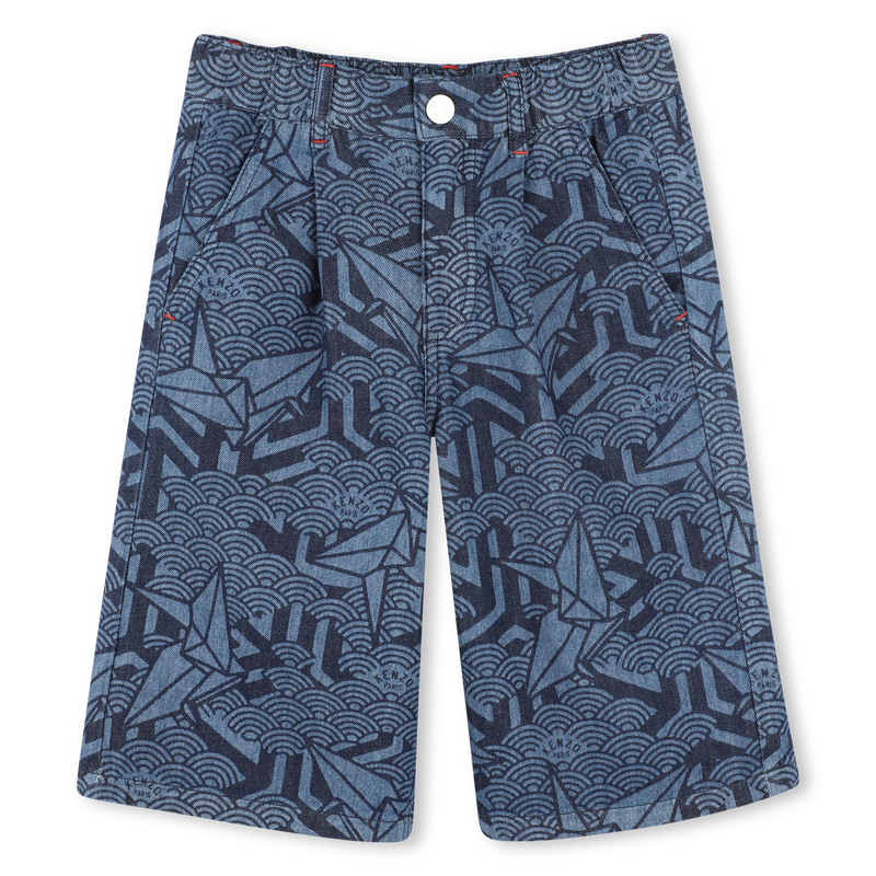 Bermudas de ganga estampadas KENZO KIDS 
                        MENINO