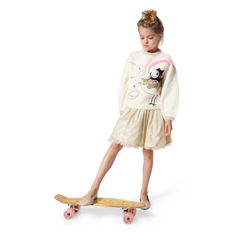 Saia em material brilhante BILLIEBLUSH 
                        GIRL