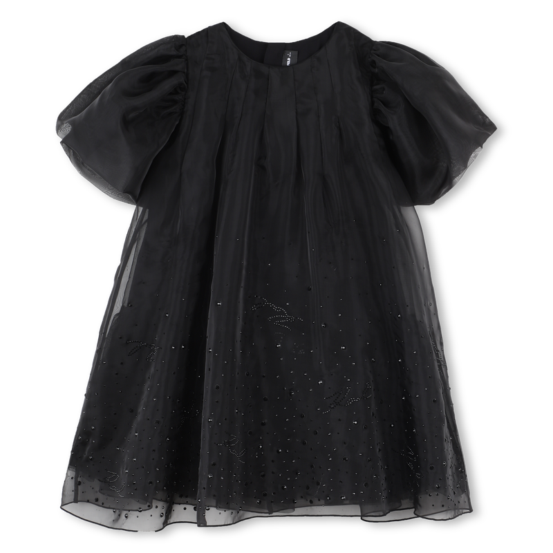 Vestido de manga curta KARL LAGERFELD KIDS 
                    GIRL