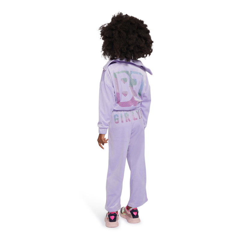 Velvet zip-up cardigan BILLIEBLUSH 
                    GIRL
