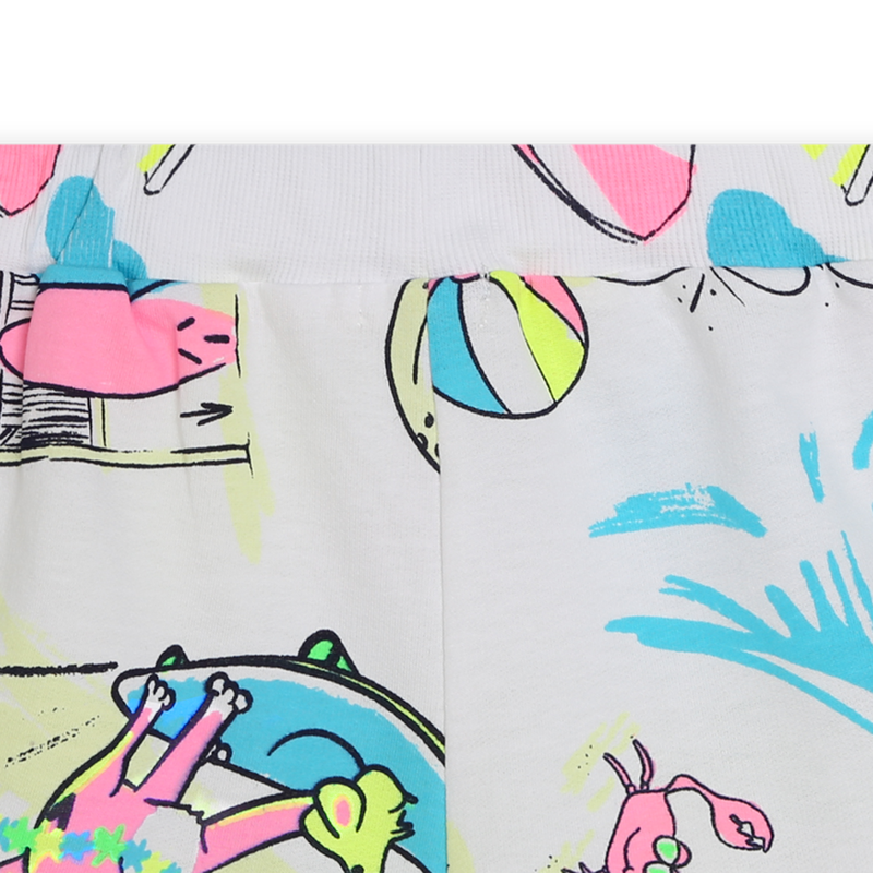 Calções estampados em moletão BILLIEBLUSH 
                    GIRL