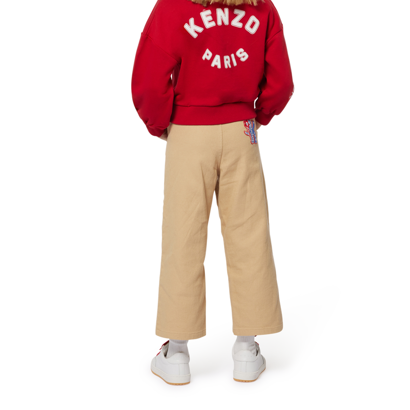 Sweatshirt em molet&atilde;o algod&atilde;o KENZO KIDS 
                        GIRL