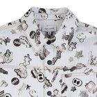 Casaco listrado e estampado MARC JACOBS 
                    BOY