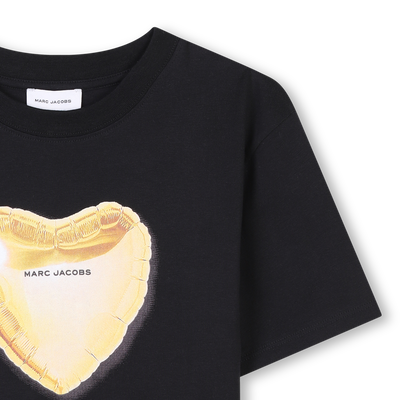 T-shirt de cerim&oacute;nia algod&atilde;o MARC JACOBS GIRL