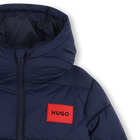 Casaco acolchoado com capuz HUGO 
                    BOY