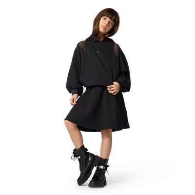 Vestido com capuz DKNY GIRL