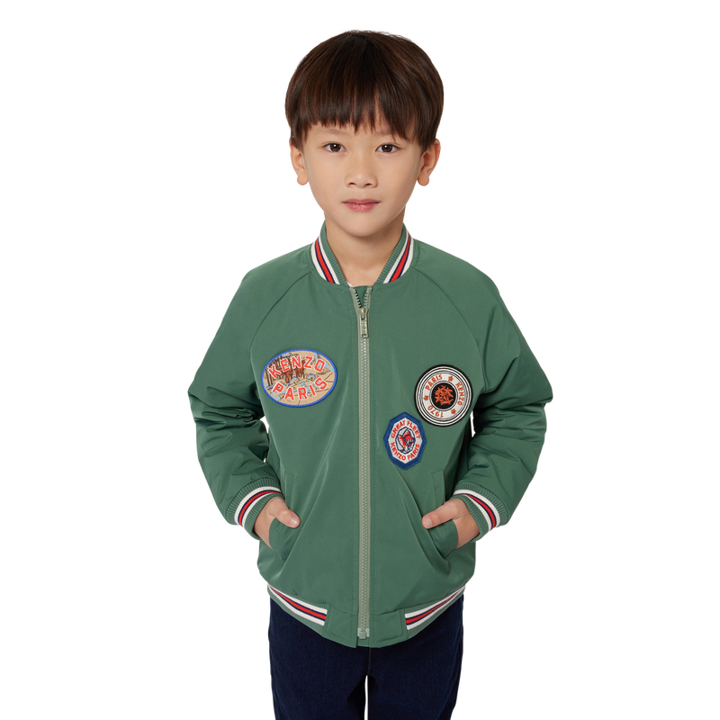 Zipped Raglan-Sleeve Jacket KENZO KIDS 
                    UNISEX