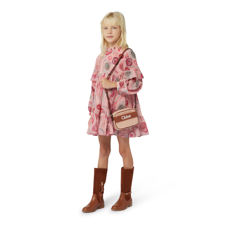 Vestido de cerim&oacute;nia em l&atilde; CHLOE 
                        GIRL