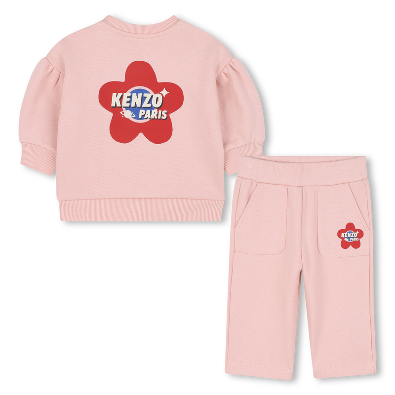 Conjunto de moletom + cal&ccedil;a KENZO KIDS 
                        GIRL