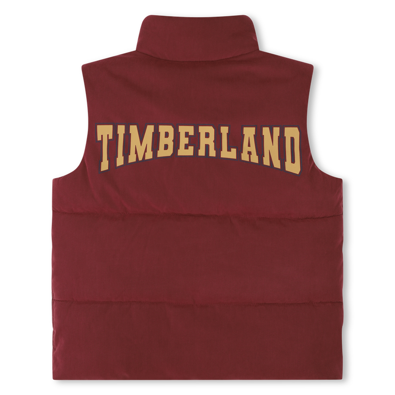 Blus&atilde;o de penas com fecho TIMBERLAND 
                        MENINO