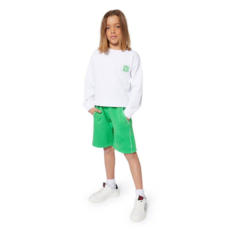 Bermudas de jogging em molet&atilde;o HUGO 
                        BOY