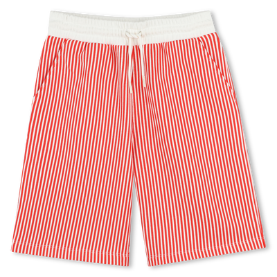 Bermudas de algod&atilde;o &agrave;s riscas KENZO KIDS BOY