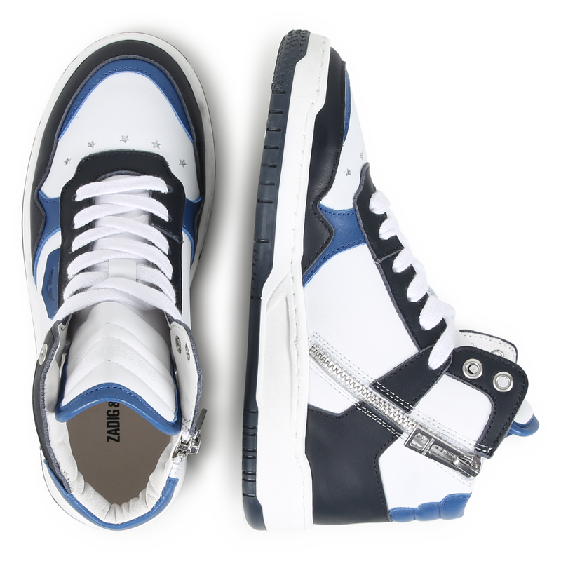 Sapatilhas de couro com fecho ZADIG & VOLTAIRE 
                    BOY