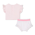 Conjunto de T-shirt e cal&ccedil;&otilde;es BILLIEBLUSH 
                    MENINA