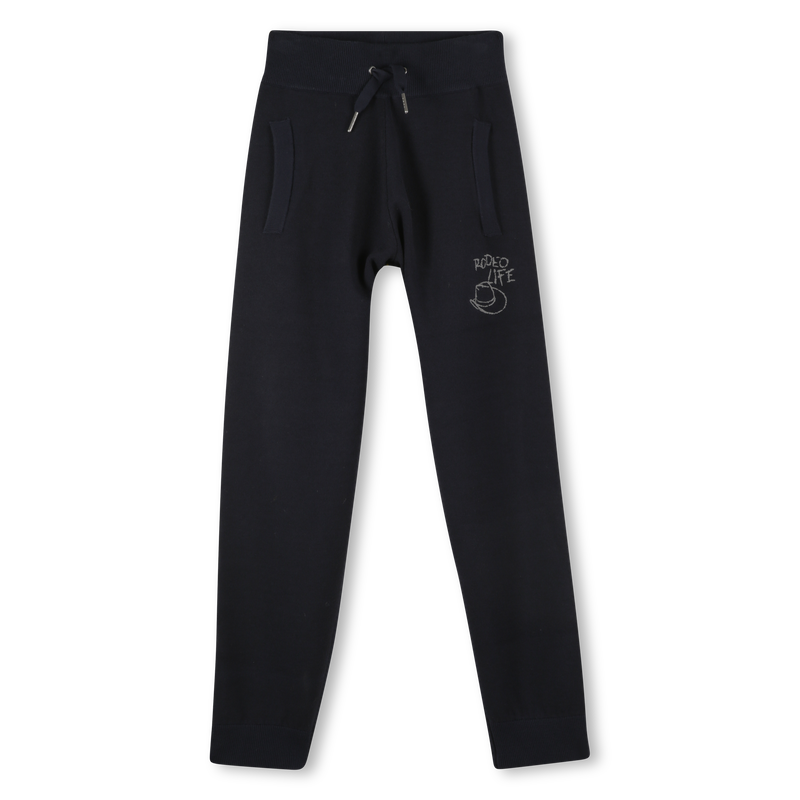 Calças de malha com gravata ajustável ZADIG & VOLTAIRE 
                    BOY
