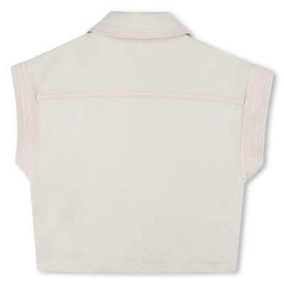 Short-Sleeved Cotton Jacket BILLIEBLUSH GIRL