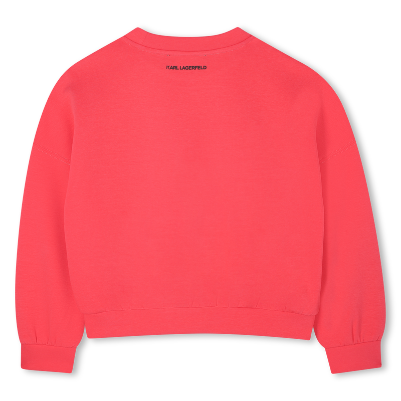 Moletom duplo jersey KARL LAGERFELD KIDS 
                    GIRL