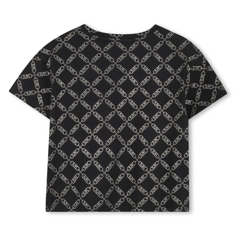 T-shirt de manga curta em jersey MICHAEL KORS 
                        GIRL