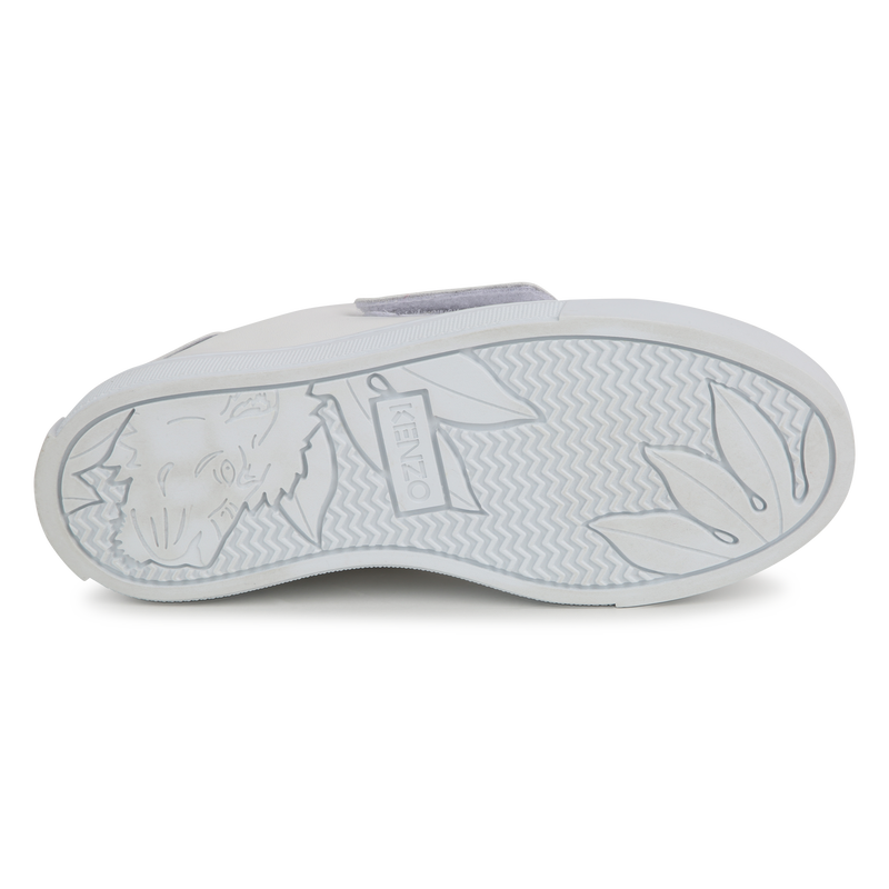 Ténis em pele com velcro KENZO KIDS 
                    UNISEX