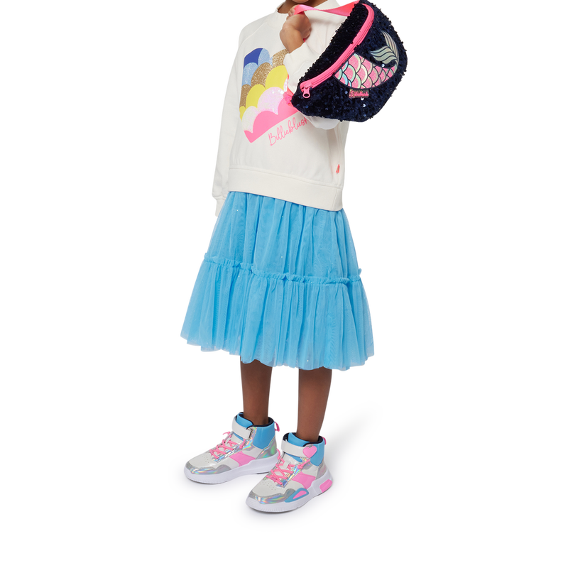 Vestido bi-mat&eacute;ria BILLIEBLUSH 
                        GIRL