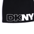 Gorro de malha com log&oacute;tipo DKNY 
                    UNISEX