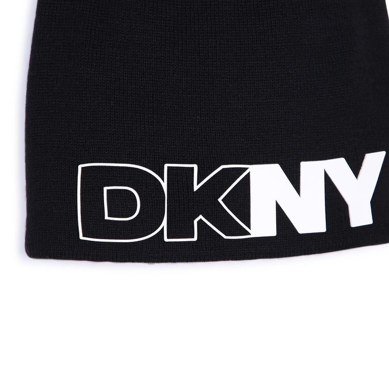 Gorro de malha com log&oacute;tipo DKNY 
                        UNISEX