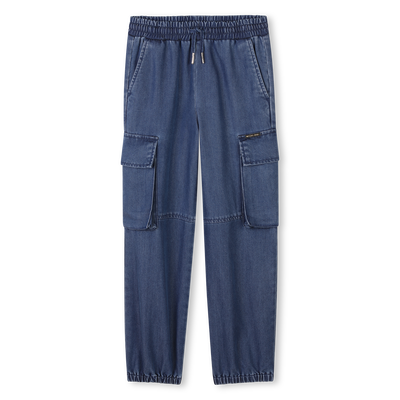 Jeans com cintura el&aacute;stica MICHAEL KORS GIRL