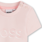 T-shirt estampado brilhante BOSS 
                    GIRL