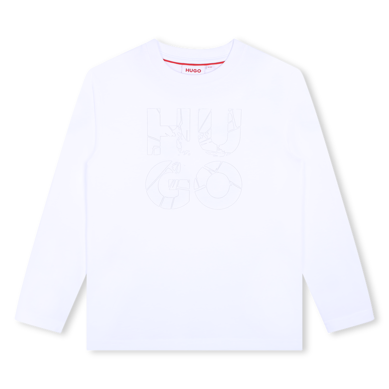T-shirt de manga comprida HUGO 
                    BOY