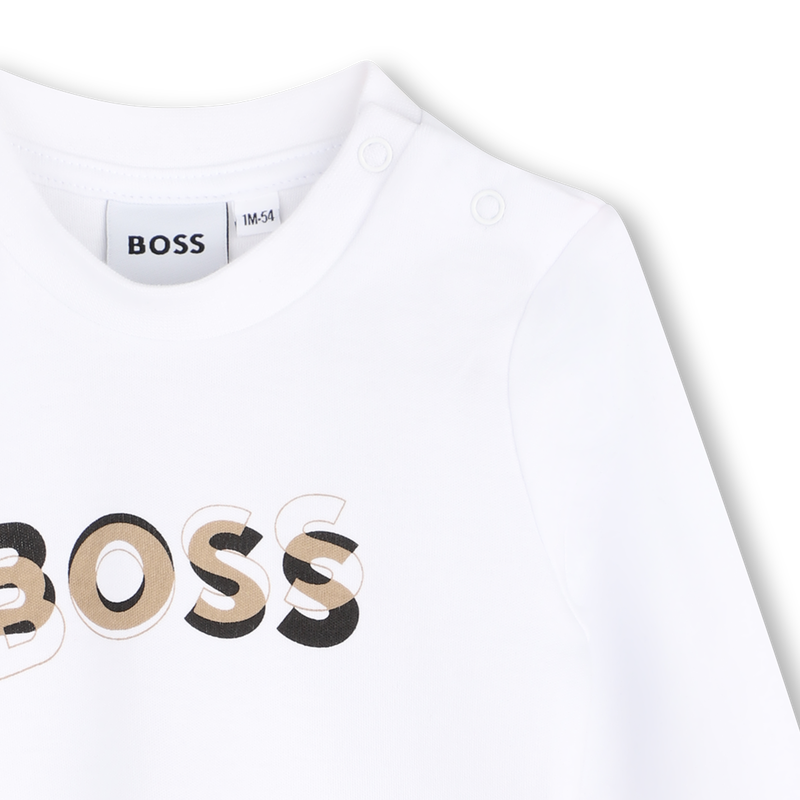 Conjunto de cal&ccedil;a, cardig&atilde; e camiseta BOSS 
                        BOY