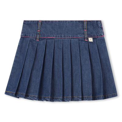 Saia jeans plissada BILLIEBLUSH GIRL