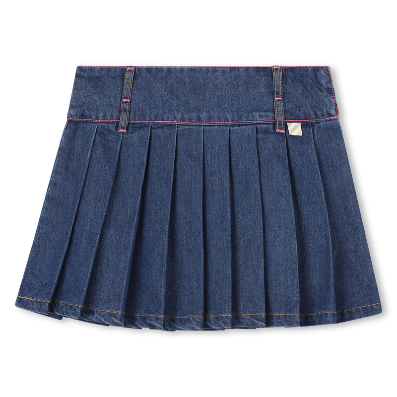 Saia jeans plissada BILLIEBLUSH 
                    GIRL