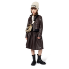 Conjunto de chap&eacute;u + aquecedor de pesco&ccedil;o KARL LAGERFELD KIDS 
                    GIRL