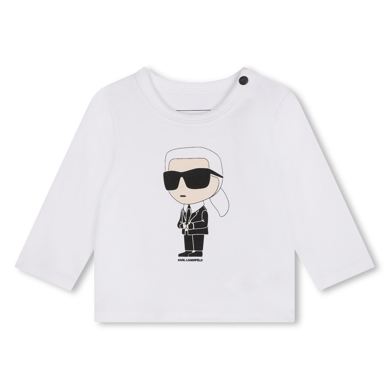 Conjunto de t-shirt e cal&ccedil;&otilde;es KARL LAGERFELD KIDS 
                        BOY